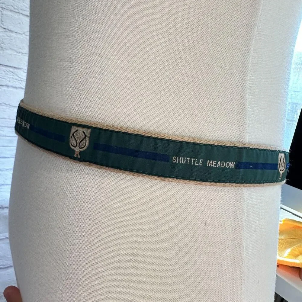YRI Men's Green and Blue Belt sz 36